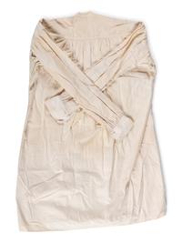 Civil War-period man's dress shirt with original buttons.