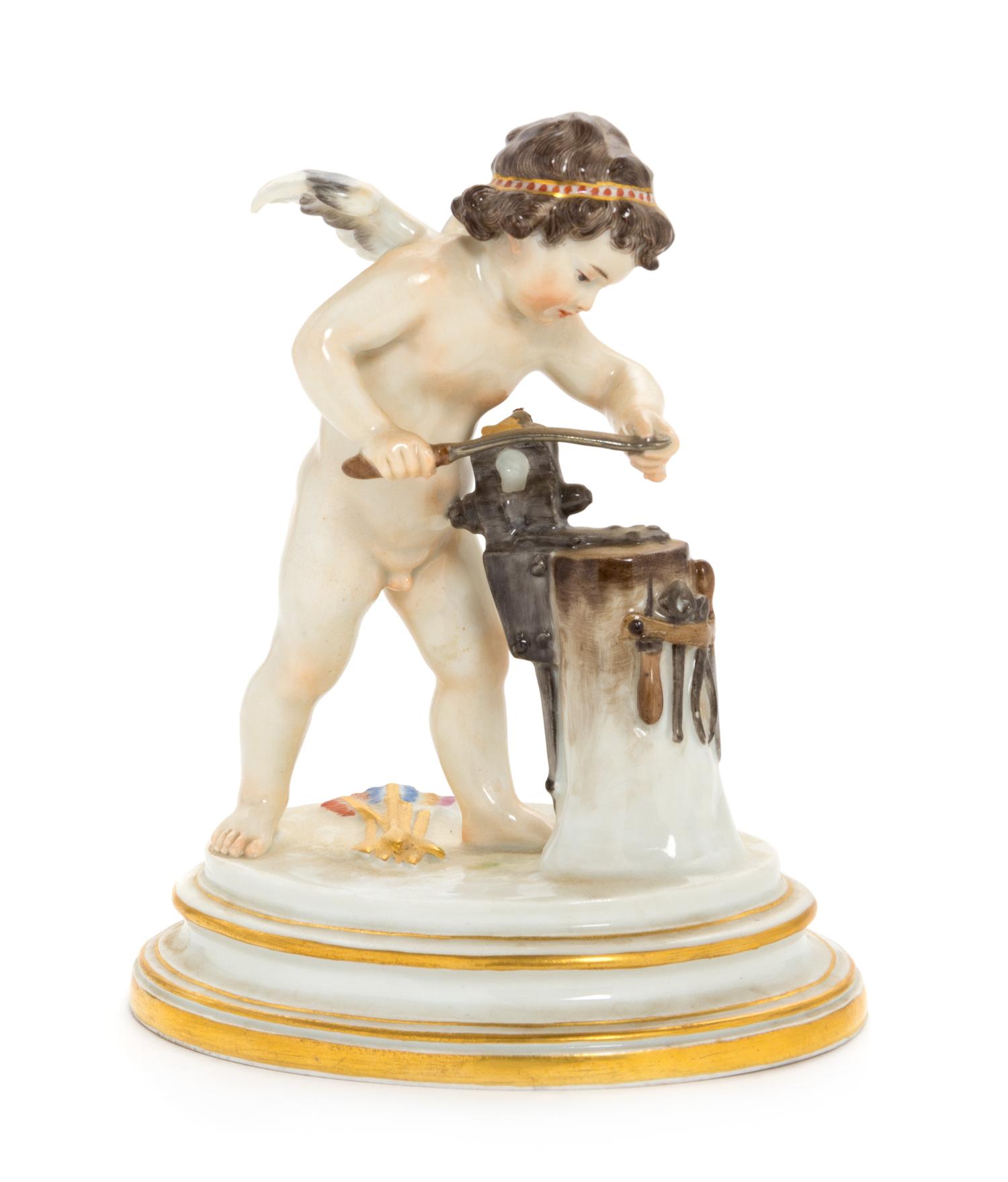 A Meissen Porcelain Figure Height 6 7/8 inches. — LATE 19TH/EARLY 20TH CENTURY
