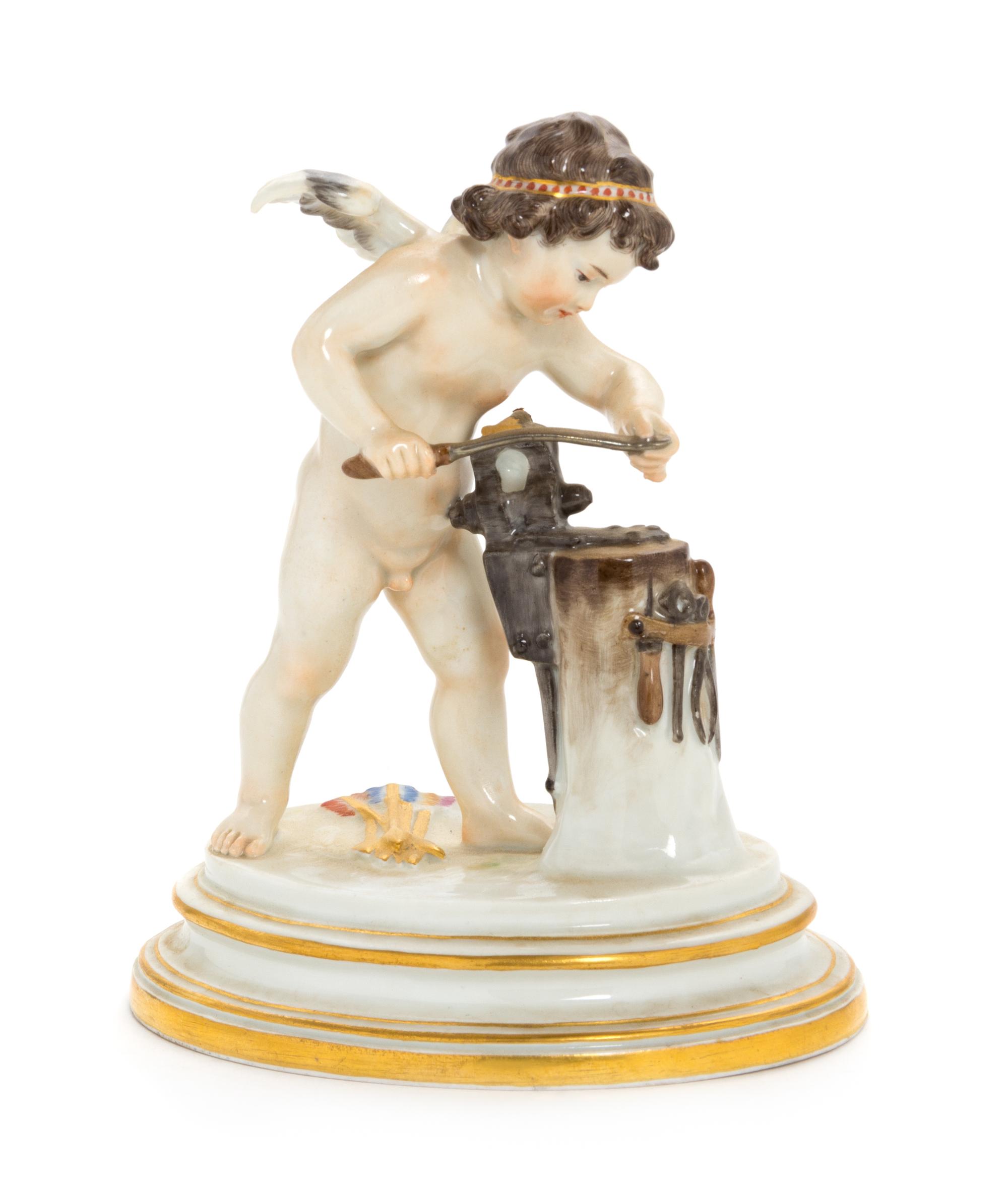 A Meissen Porcelain Figure Height 6 7/8 inches. — LATE 19TH/EARLY 20TH CENTURY