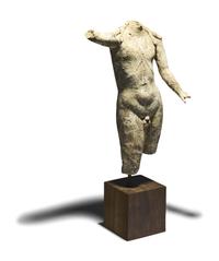 A Hellenistic Terracotta Torso of a Male Deity