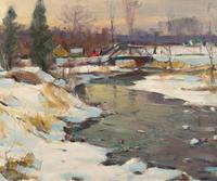 Along the Snowy Bank