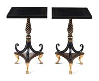 A Pair of Ebanista Savoy Side Tables