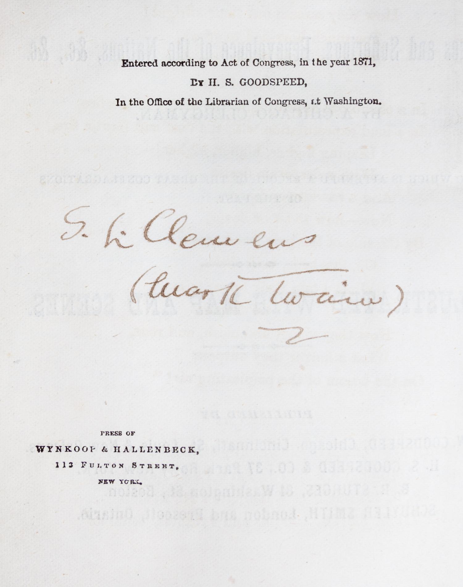 (CHICAGO, FIRE) A group of four books on the Chicago Fire of 1871