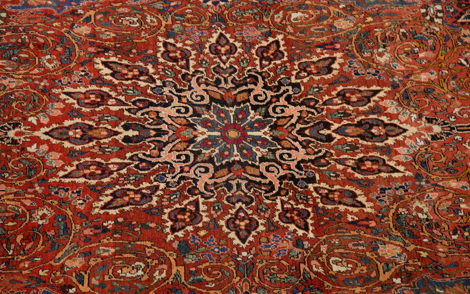 A Persian Najafabad Wool Rug