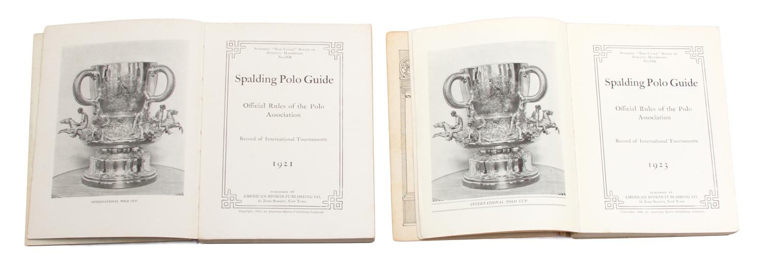 Two Spalding's Athletic Library Polo Guides