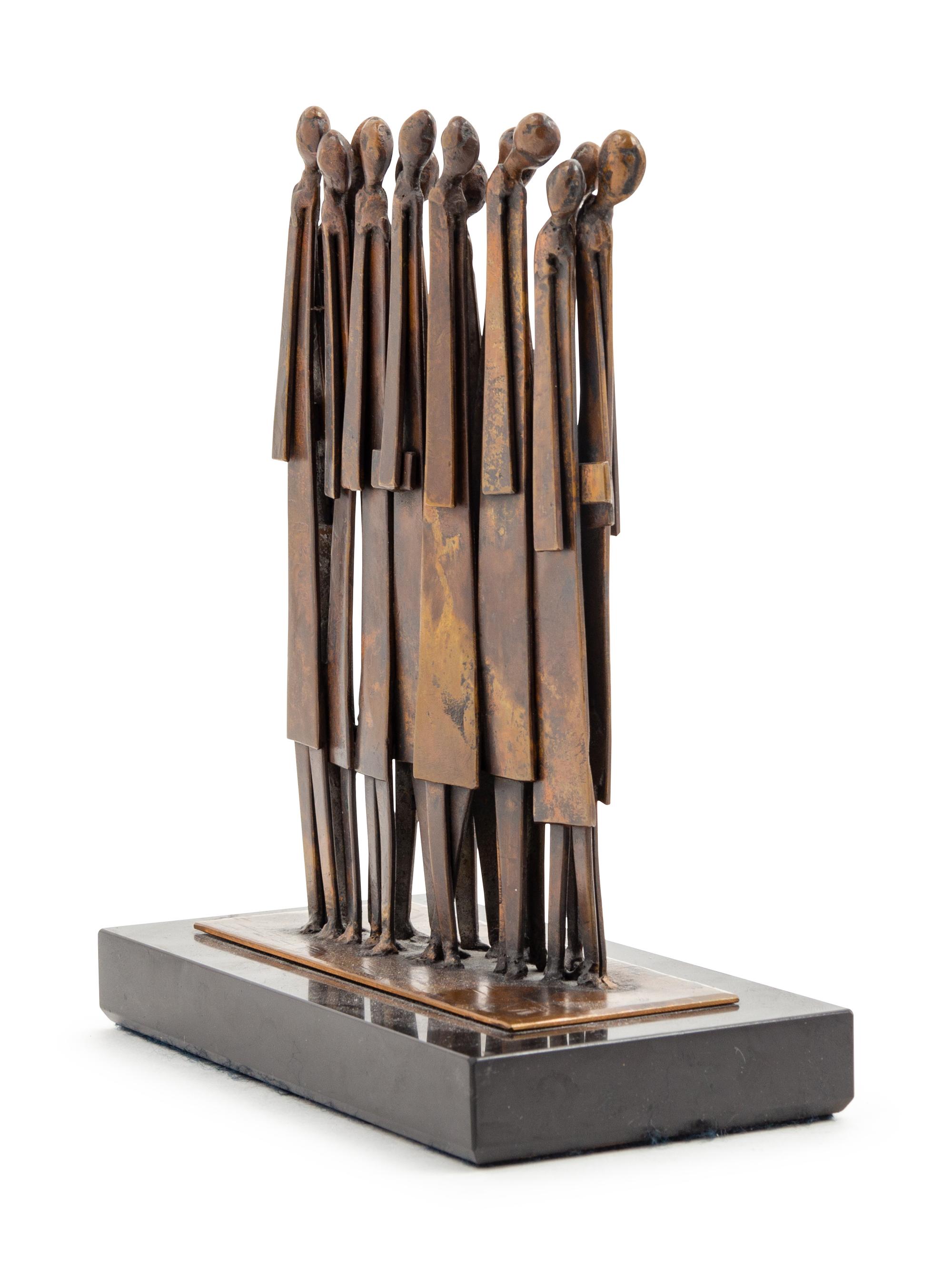 Artist Unknown (20th Century) Figural Group bronze stamped…