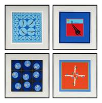 Four works from Shadows, Planes, and Targets , 1971