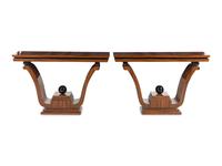 A Pair of Art Deco Style Console Tables