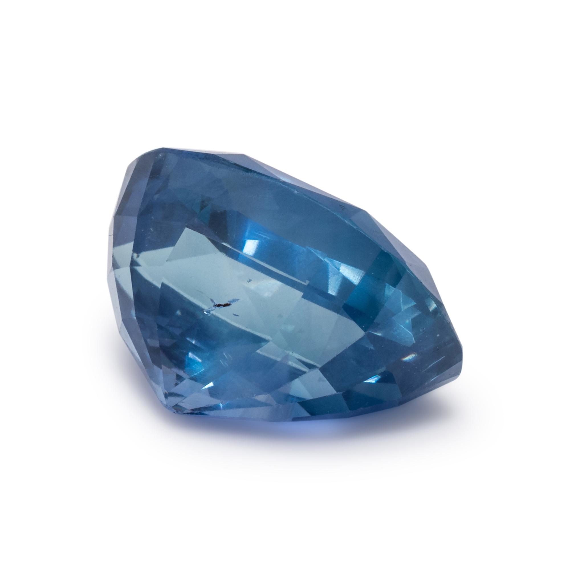 10.95 CARAT OVAL MODIFIED MIXED CUT SAPPHIRE