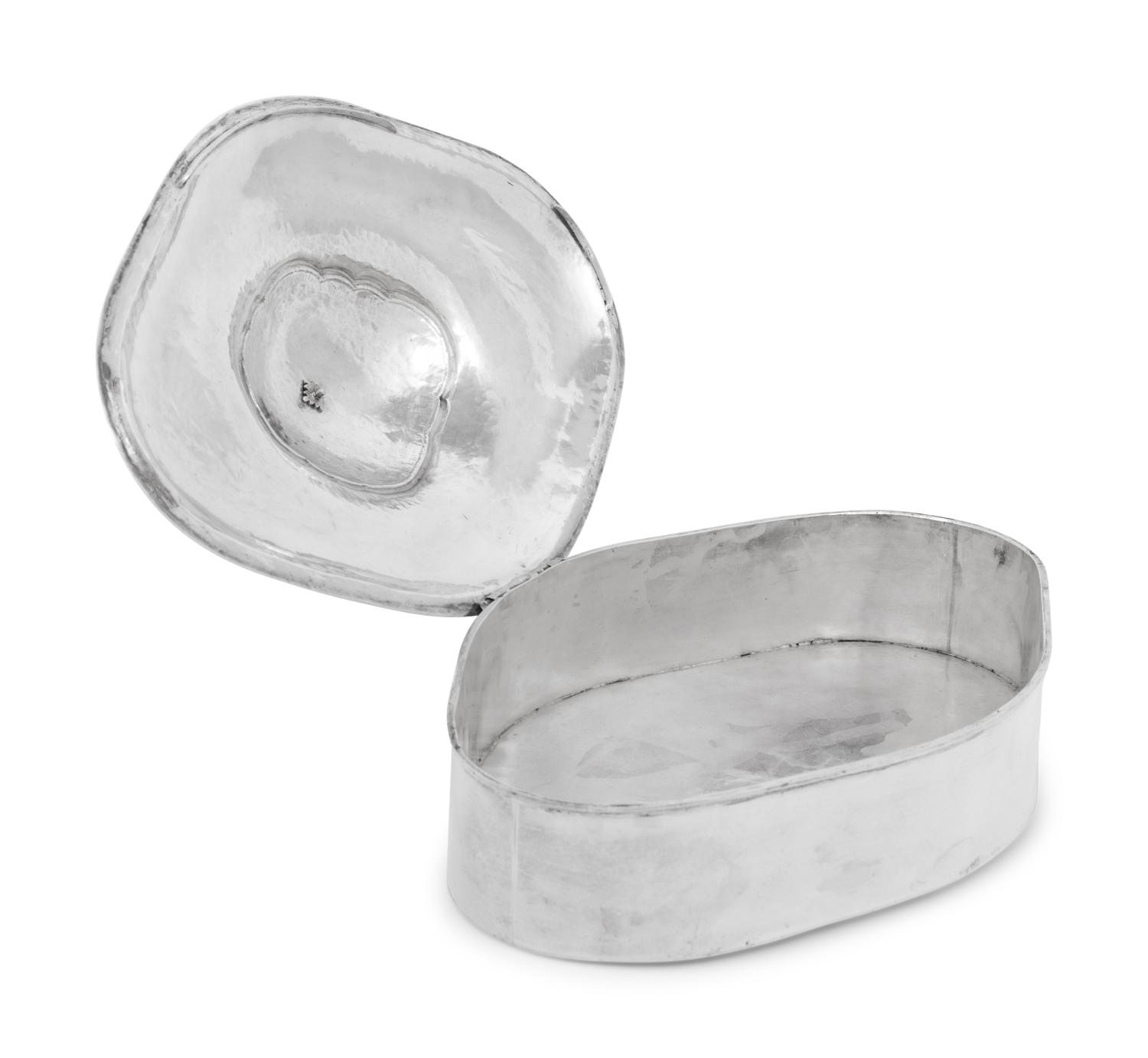 Two Mexican Silver Table Articles
