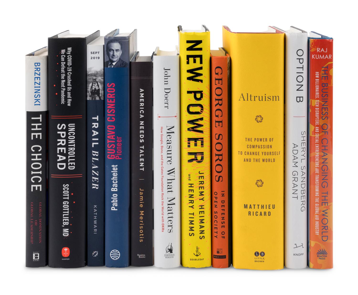 POLITICAL SELF-HELP A group of 11 FIRST EDITIONS, most INSCRIBED TO SECRETARY ALBRIGHT OR SIGNED: