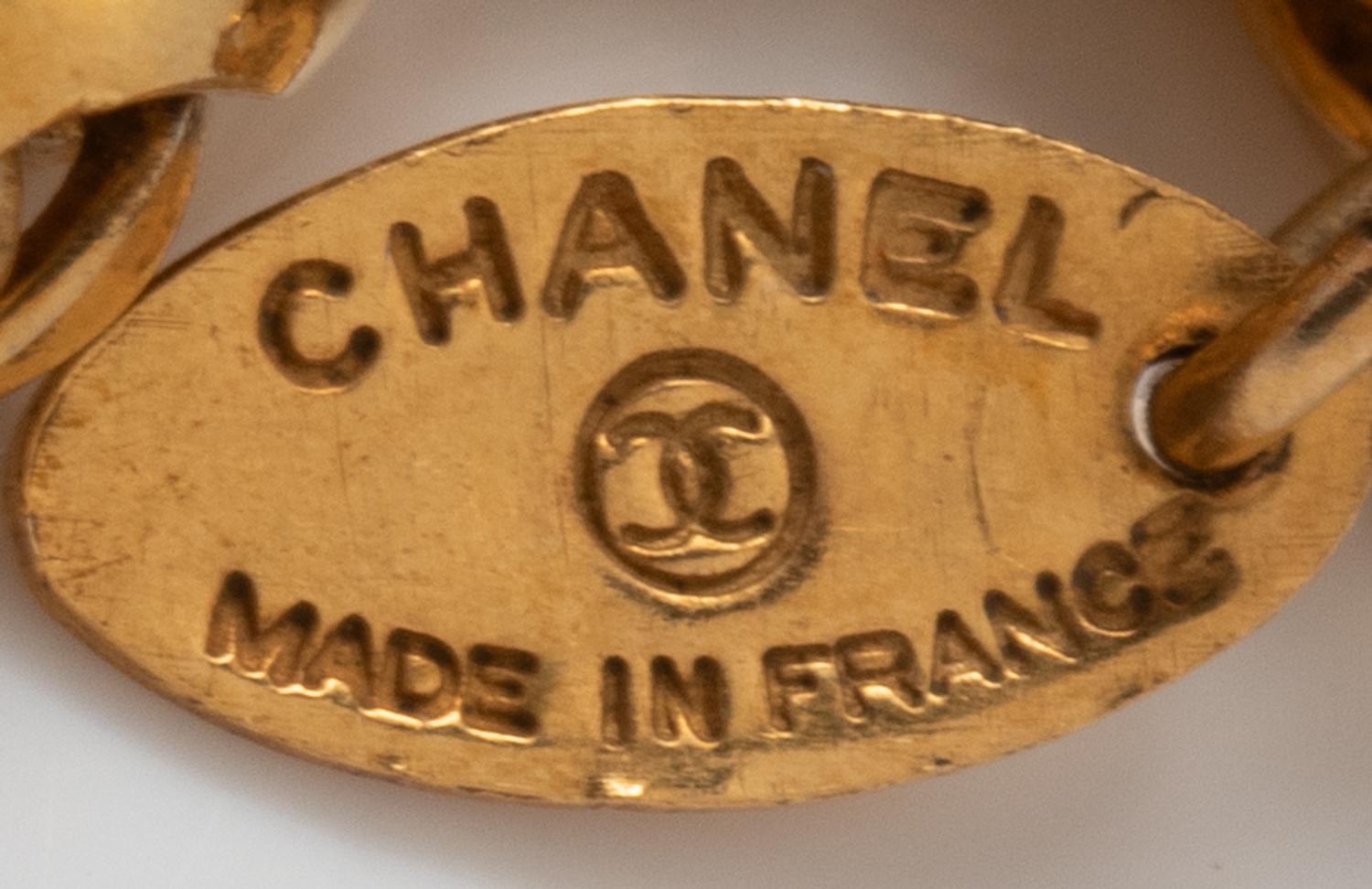 Chanel, Gripoix Pearl Station Necklace
