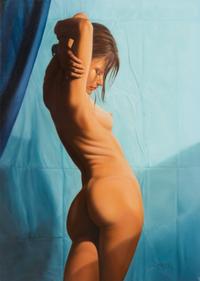 Marcel Franquelin, (French, b. 1955), Kika Blue, 2005