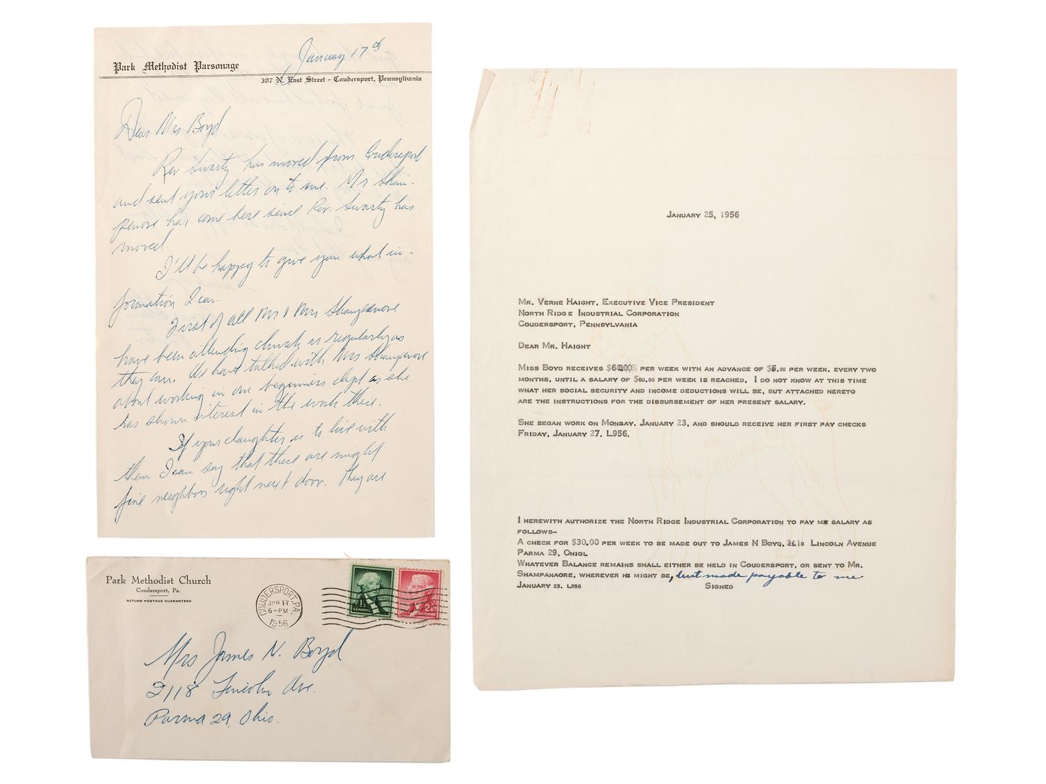 [CAPONE, Alphonse ("Al")] -- [NESS, Eliot (1903-1957)]. Partial draft typescript detailing Eliot Ness's recollections of his time with "The Untouchables" as dictated to his secretary Miss Janet E. Boyd (1935-), [1956].