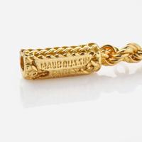 A Vintage Mauboussin Paris 18K Yellow Gold and Diamond Necklace