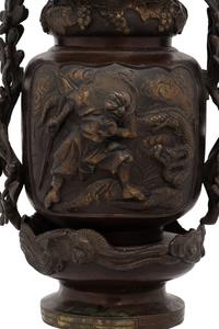 A Japanese Bronze Vase