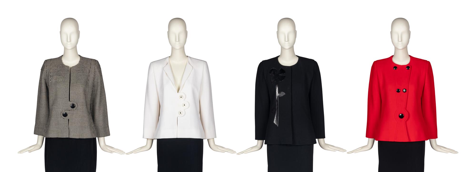 Four Pierre Cardin Jackets, Mostly Haute Couture