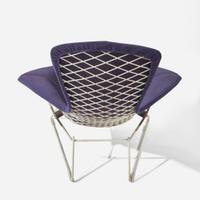 Harry Bertoia (American, 1915-1978) "Bird" Lounge Chair and Ottoman, Knoll Associates, USA, designed 1952, the present lot circa 1950s