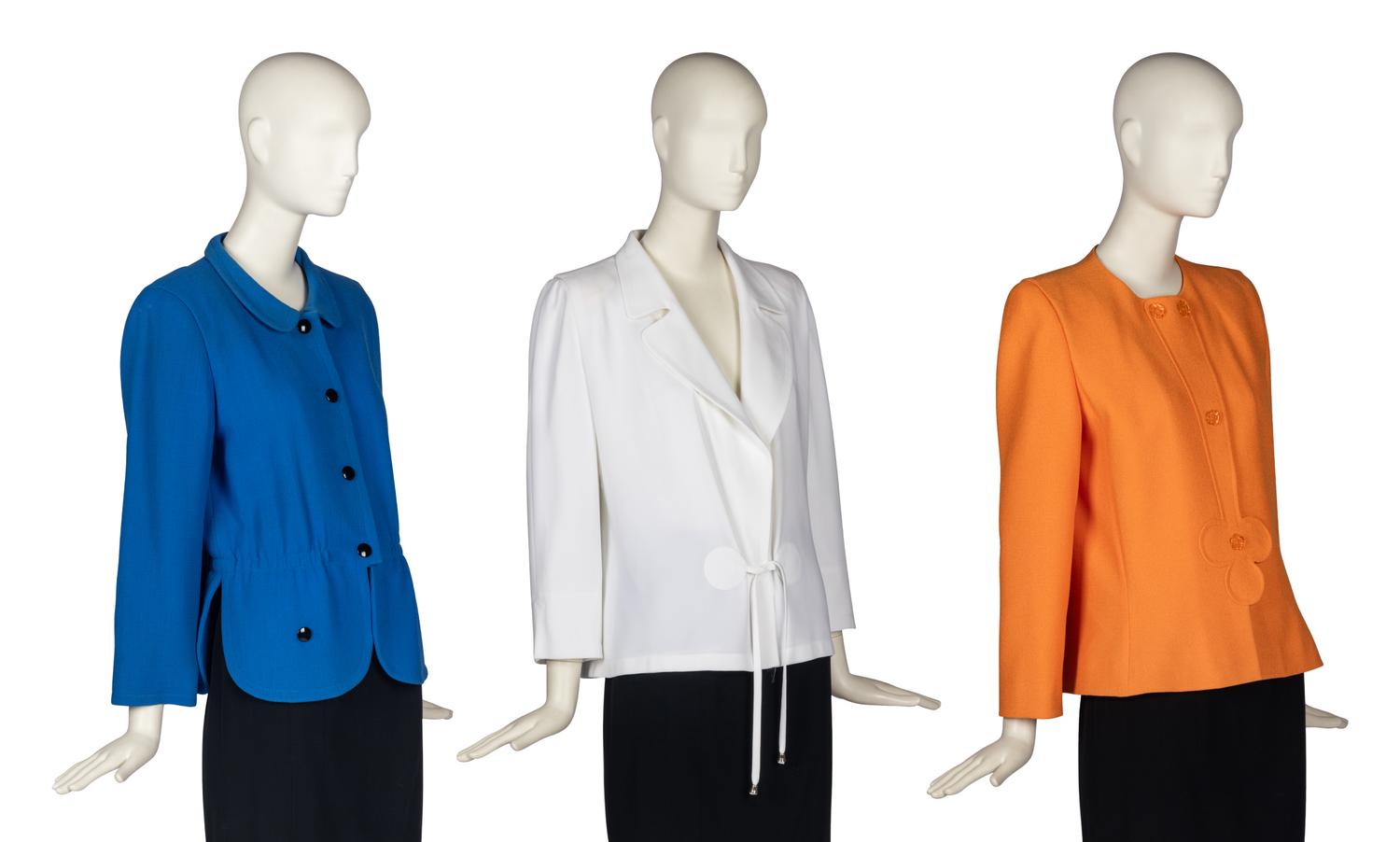 Three Pierre Cardin Jackets, Mostly Haute Couture