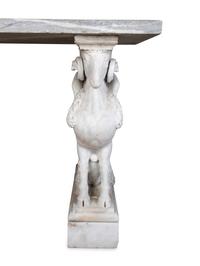 An Italian Carved Marble Table — IN THE MANNER OF FRANCESCO ANTONIO FRANZONI, 18TH/19TH CENTURY