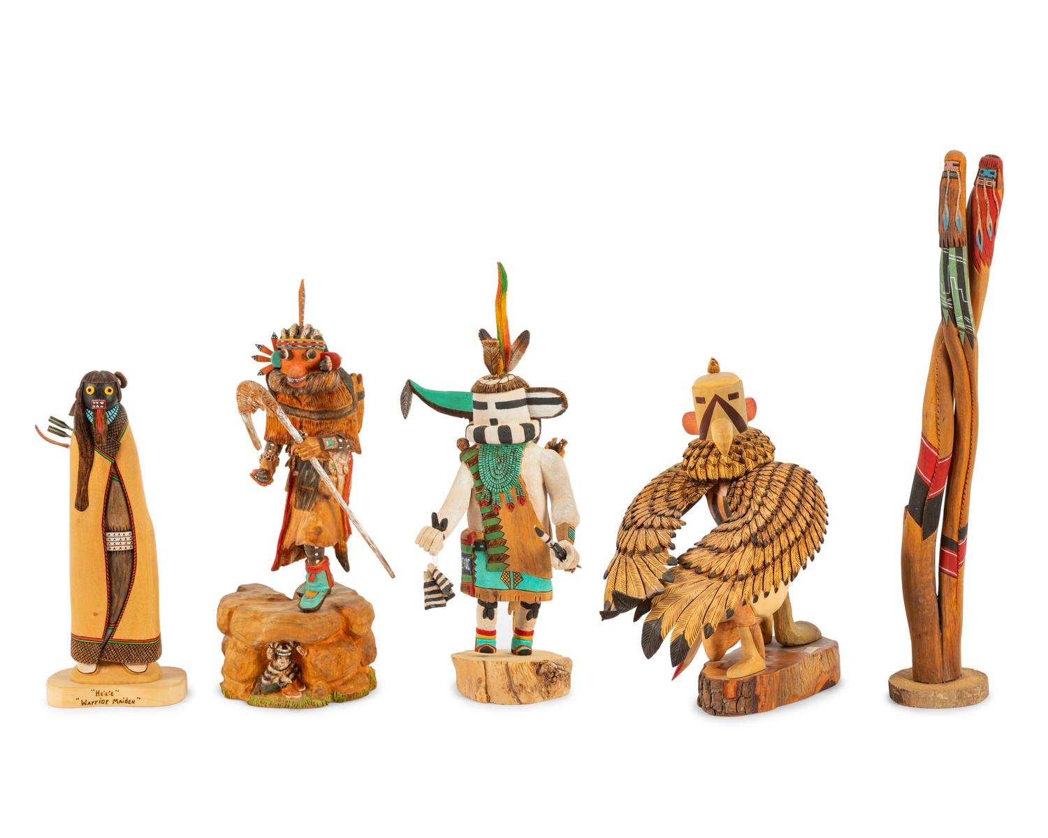 Collection of Hopi Katsinas