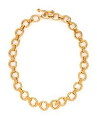 YELLOW GOLD CABLE CHAIN NECKLACE