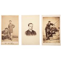 A group of items identified to Private William H. Shaver, Battery M, 2nd Pennsylvania Heavy Artillery, highlighted by war-date tintypes, CDVs, and army mess gear.