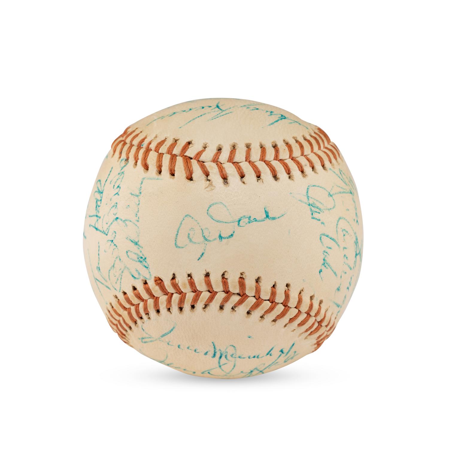A 1963 San Francisco Giants Team Signed Autograph Baseball (Beckett Authentication Services)