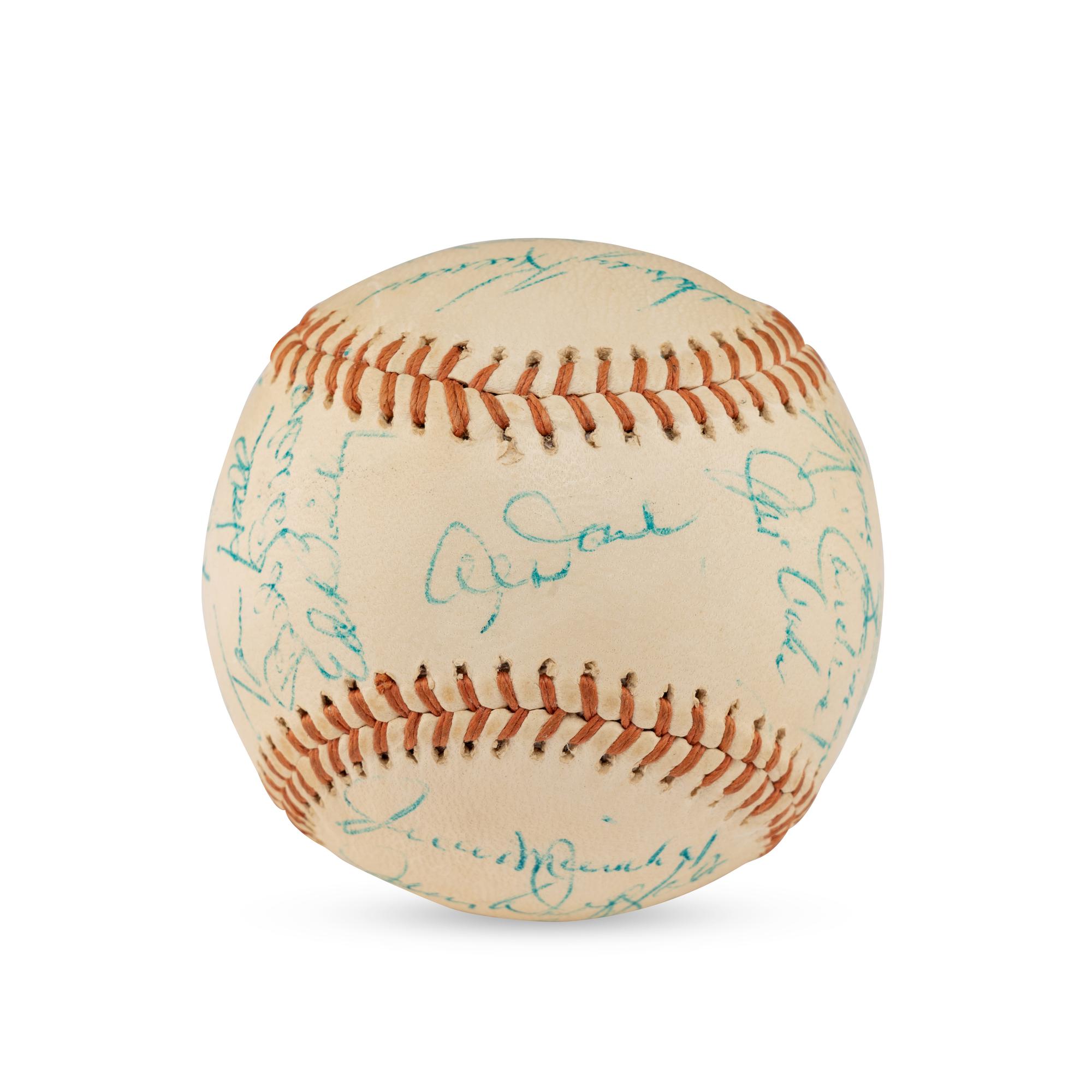 A 1963 San Francisco Giants Team Signed Autograph Baseball (Beckett Authentication Services)