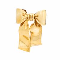Yellow Gold Bow Brooch