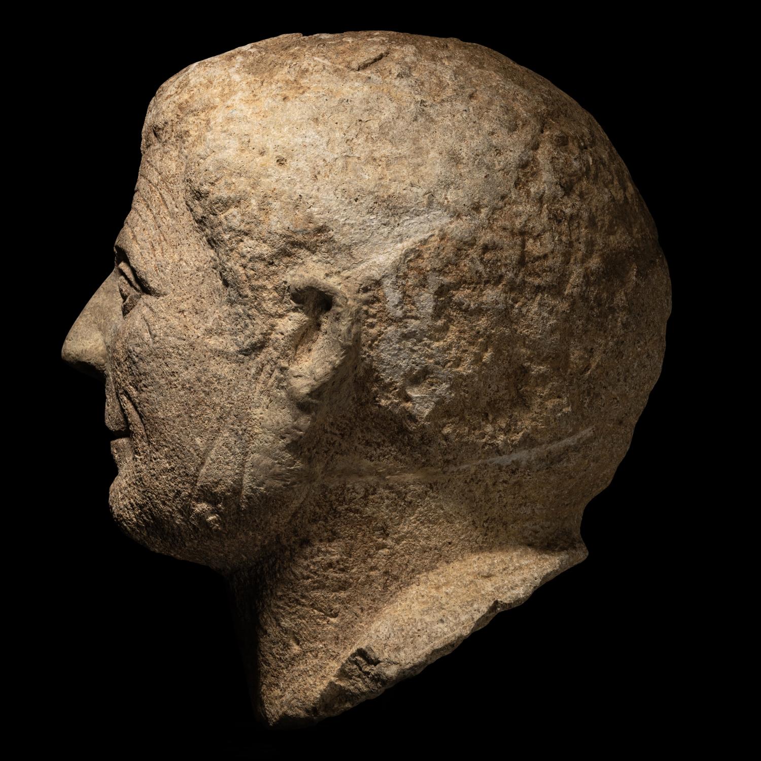 A Roman Marble Portrait Head of a Man