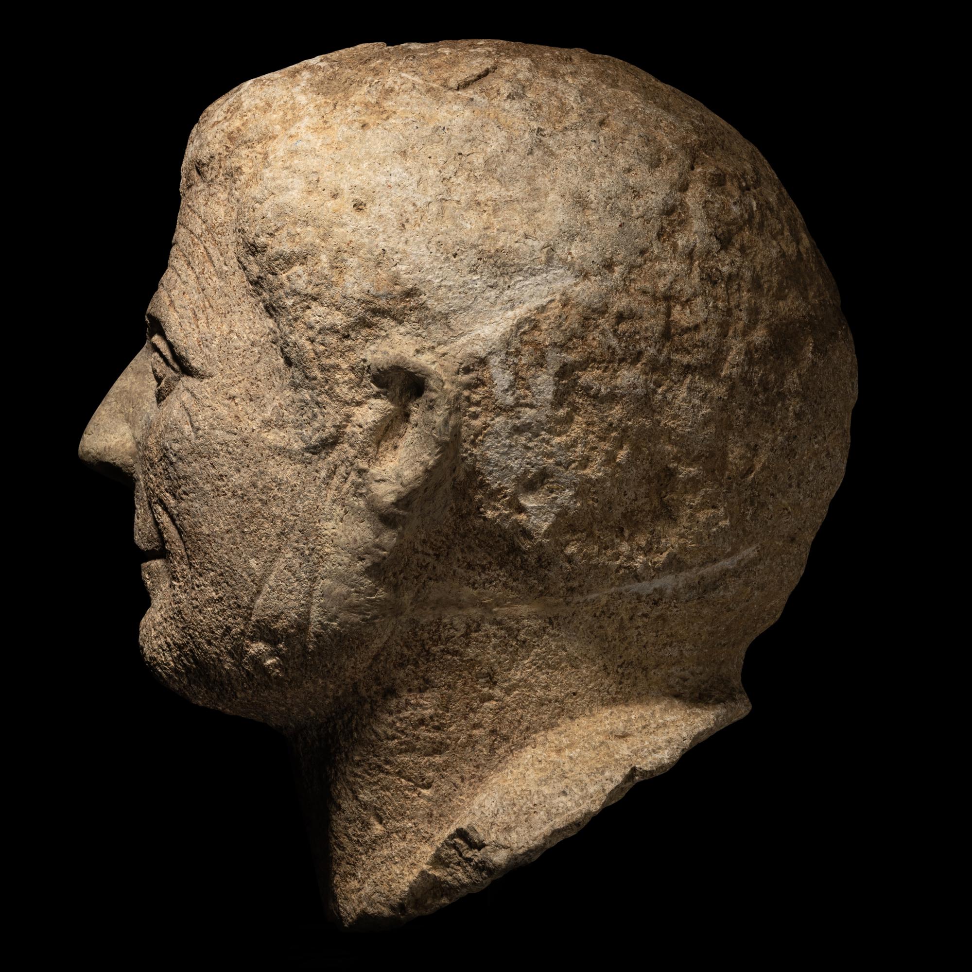 A Roman Marble Portrait Head of a Man