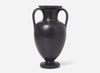 A Large Wedgwood Black Basalt Handled Vase, UK, early 19th century