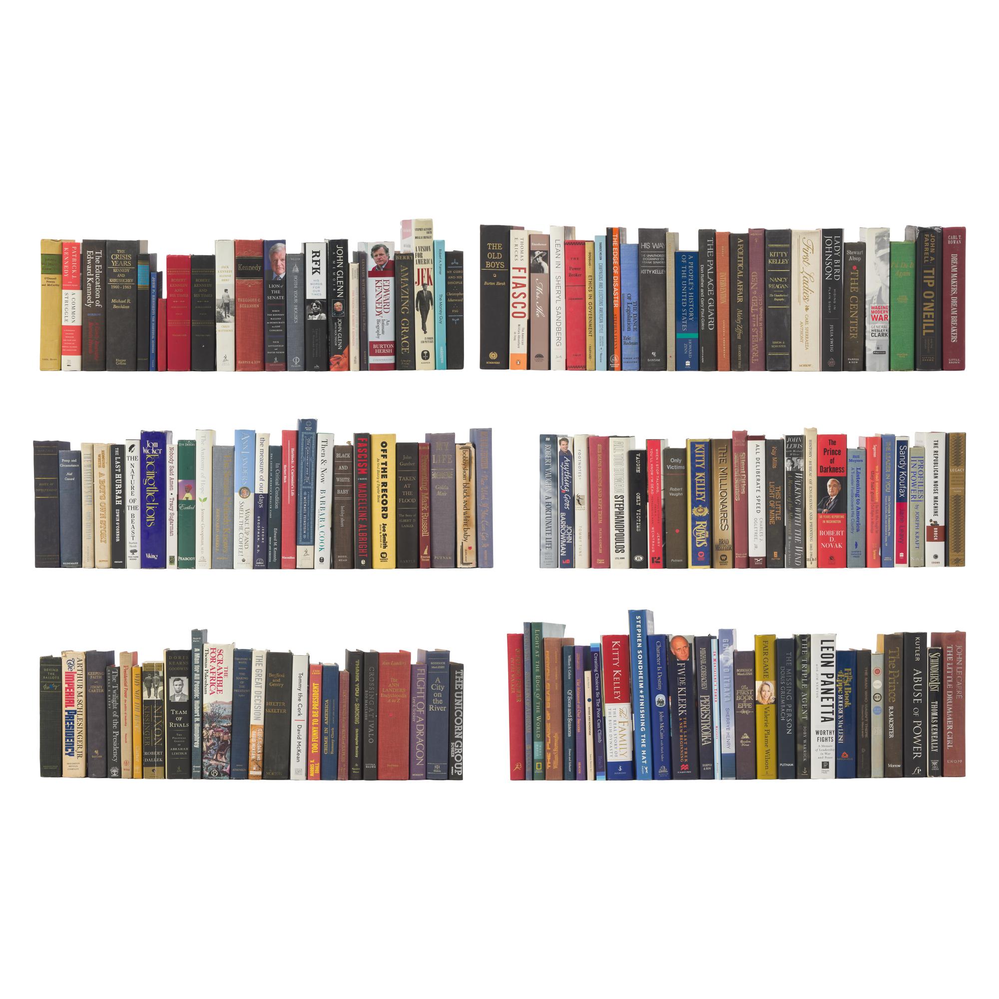 [Americana] [Kennedy Family, et al.] Large Collection of books on political subjects, etc., mostly signed