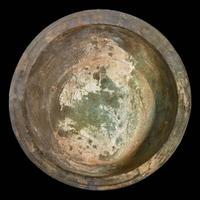 A Vietnamese bronze Thap (Situla) and a bronze basin 越南青銅筒與盆 Dong Son Culture, circa 500 BC to 1st century AD and 100 BC to 300 AD ?? ???500?-??300?