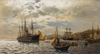 Departing for America , 1890