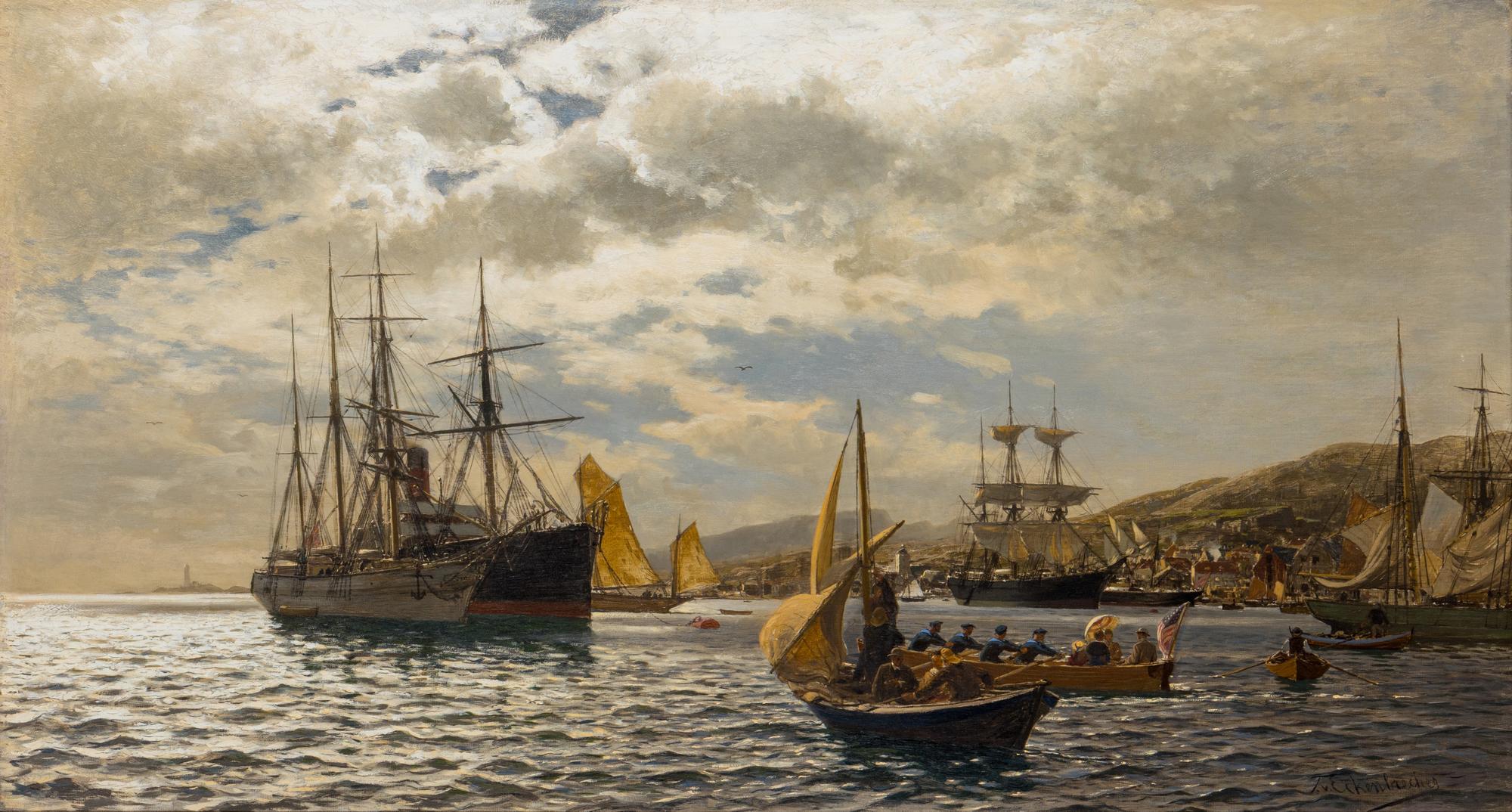 Departing for America , 1890