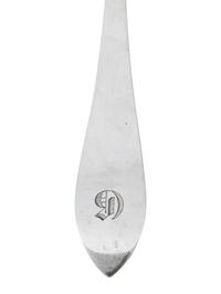 Twelve Tiffany and Co. Silver Soup Spoons