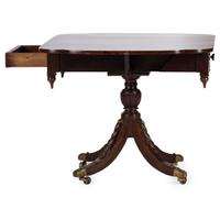 A New York Federal Style Mahogany Drop Leaf Table