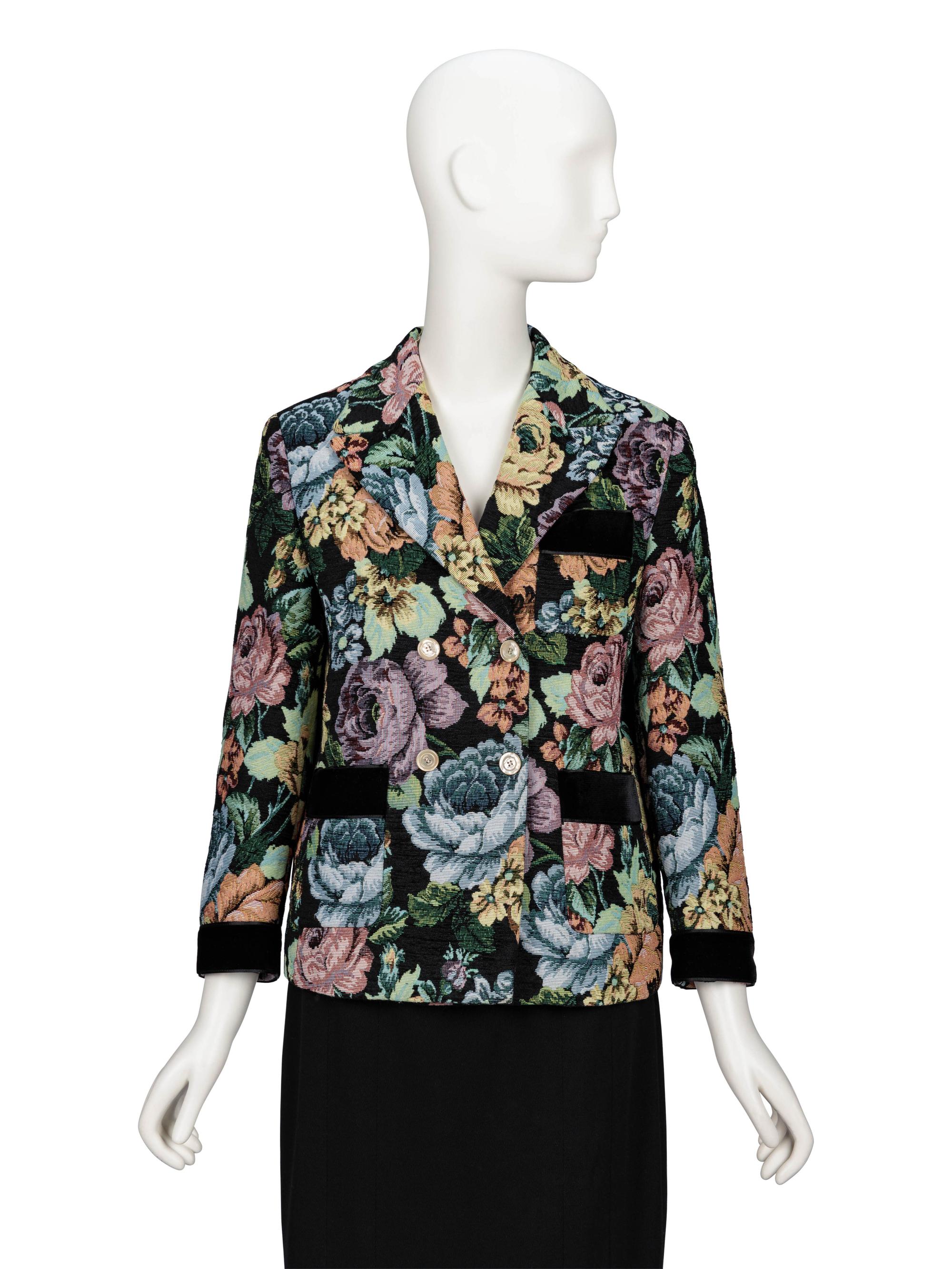 Gucci, Floral Jacquard Jacket