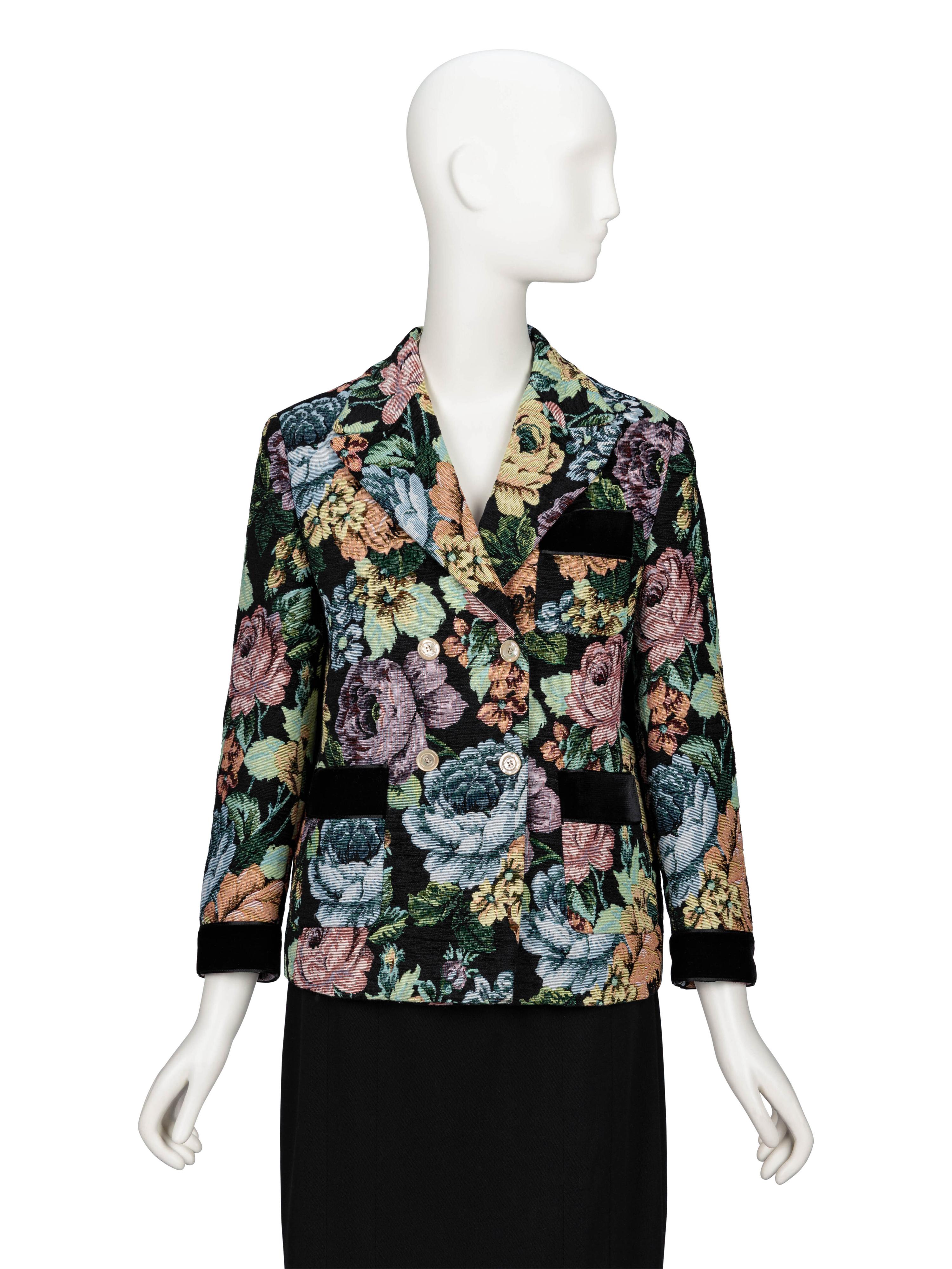 Gucci, Floral Jacquard Jacket