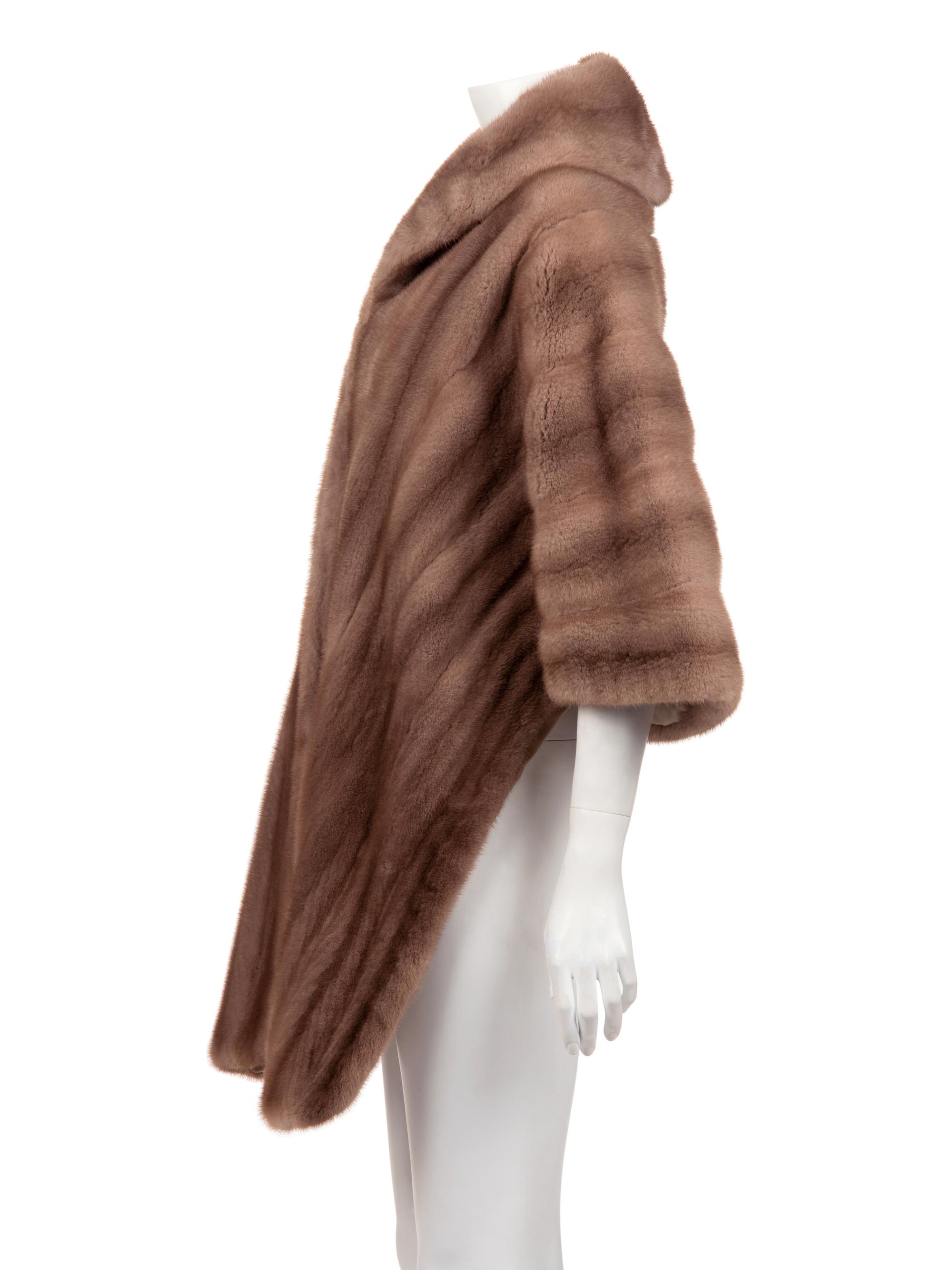 J. Mendel Natural Mink Fur Wrap
