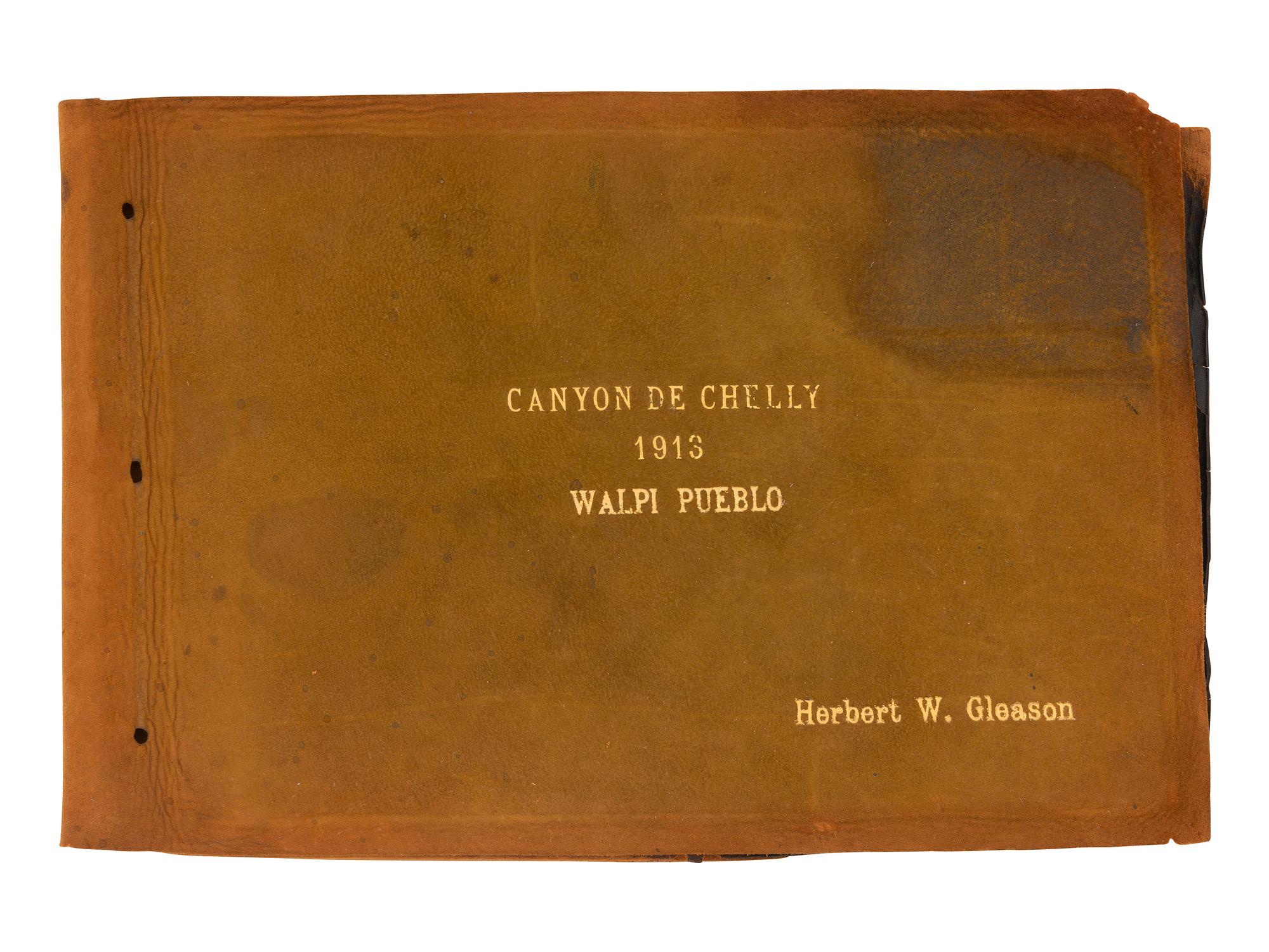 [WESTERN AMERICANA] -- [NATIVE AMERICANS]. GLEASON, Herbert Wendell (1855-1937), photographer. A collection of approx. 37 images of Canyon de Chelly and Navajo subjects.