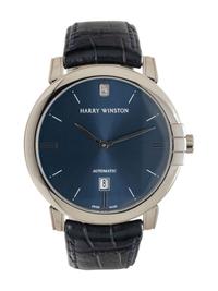 HARRY WINSTON, 18K WHITE GOLD 'MIDNIGHT' WATCH