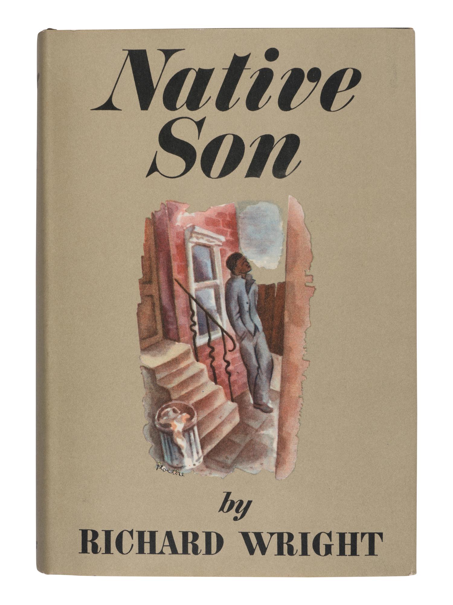 [AFRICAN AMERICAN LITERATURE]. WRIGHT, Richard (1908-1960). Native Son. New York & London: Harper & Brothers Publishers, 1940.