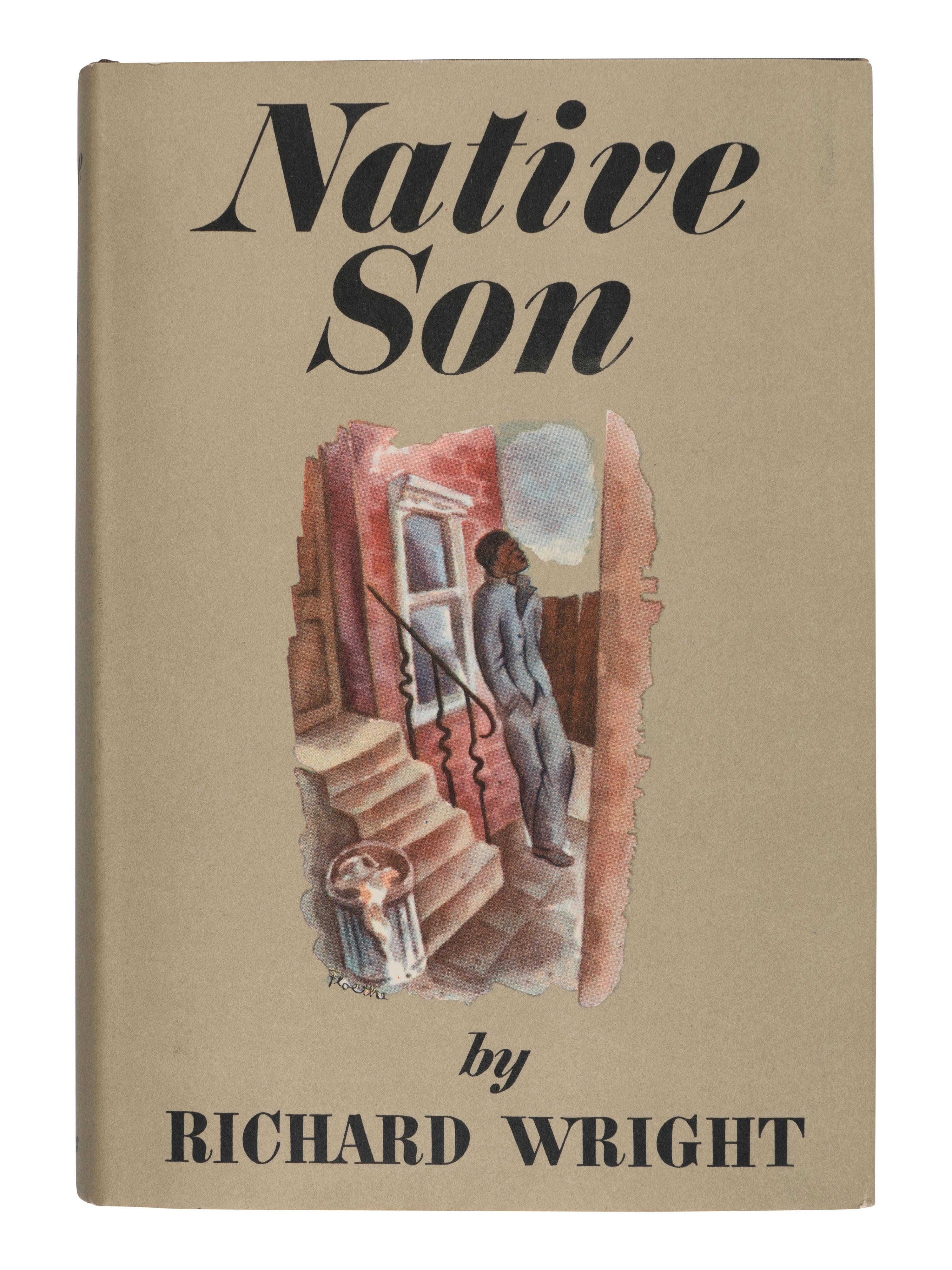 [AFRICAN AMERICAN LITERATURE]. WRIGHT, Richard (1908-1960). Native Son. New York & London: Harper & Brothers Publishers, 1940.