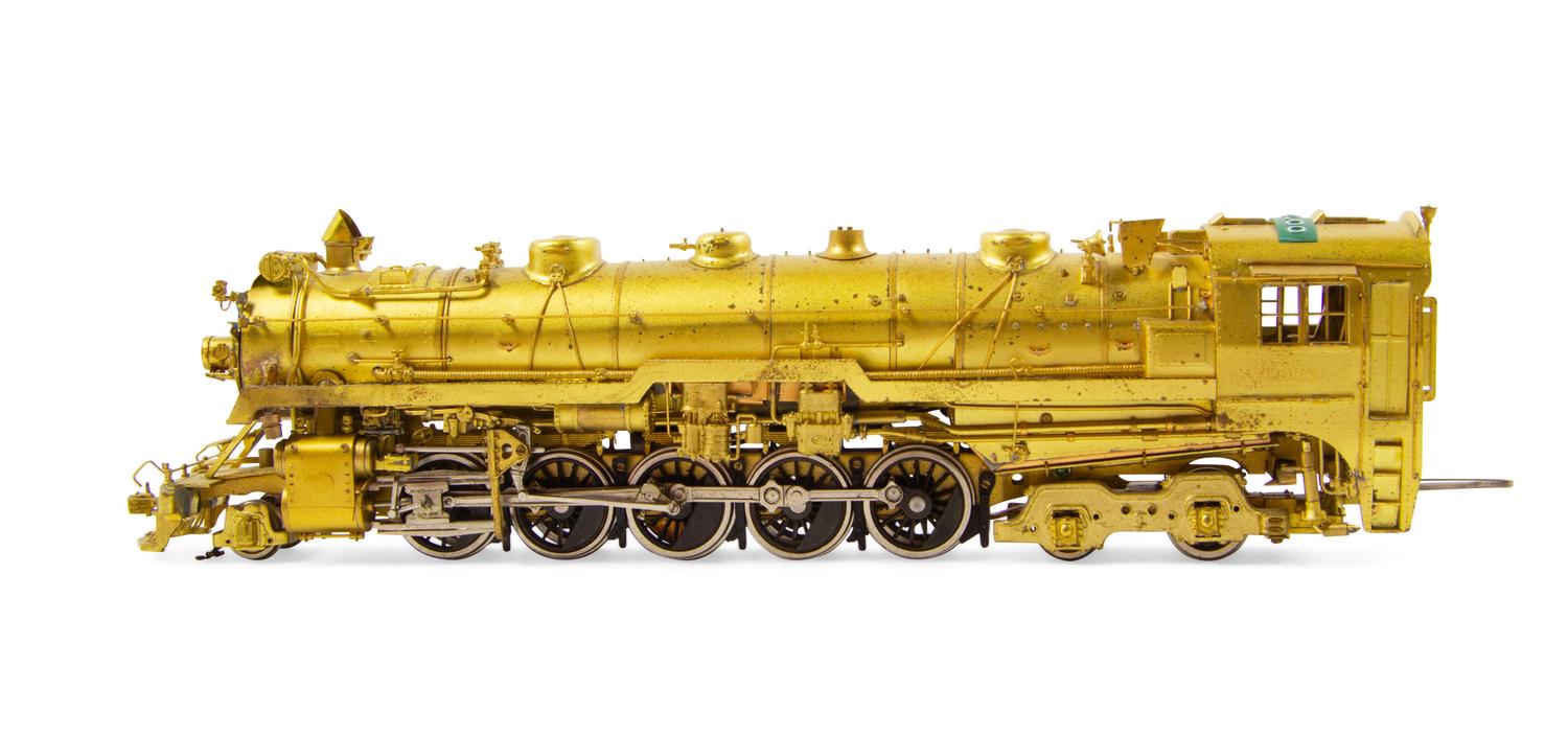 A Samhongsa Brass HO-Gauge 2-10-4 Locomotive and Tender