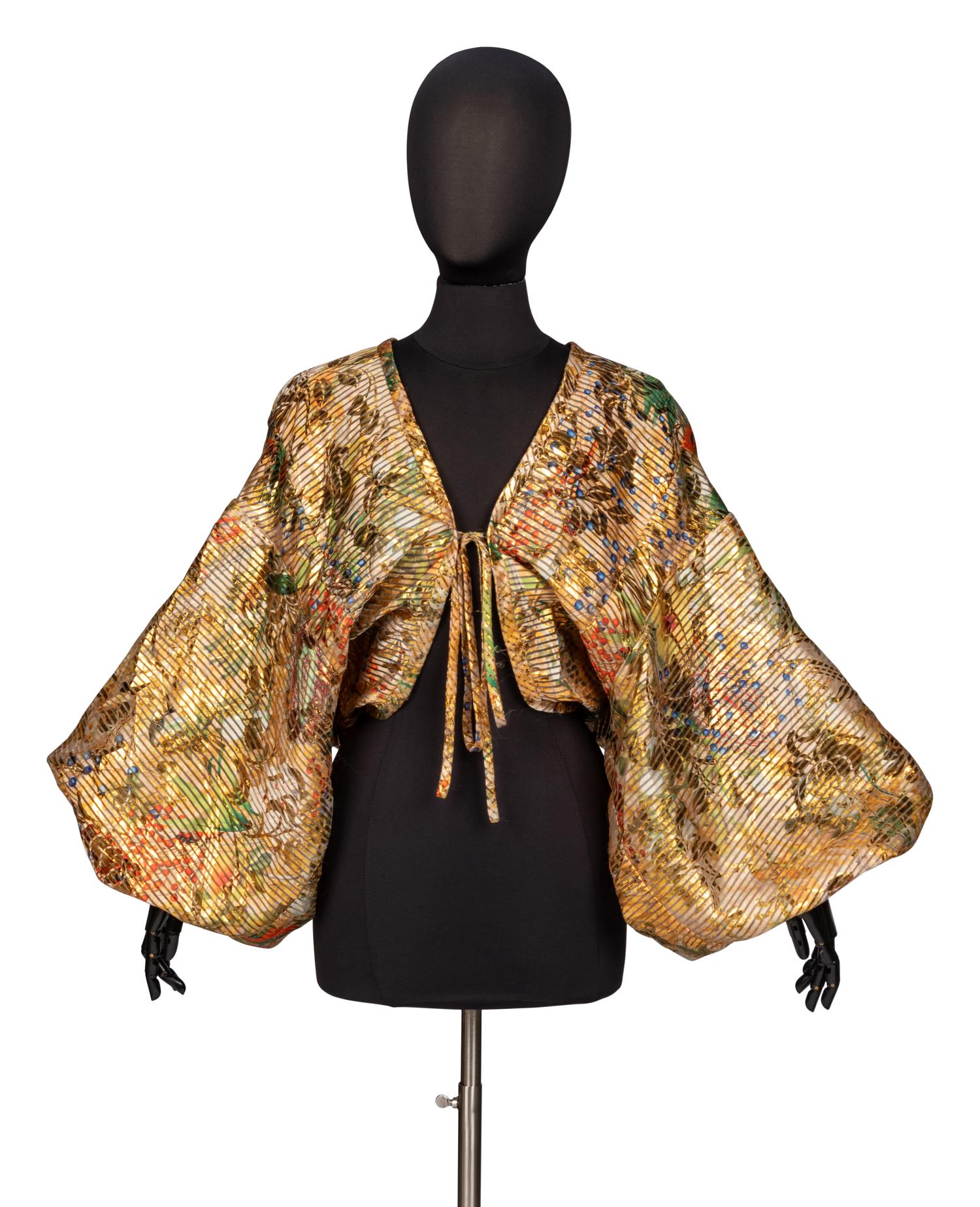 Vivienne Westwood, Gold Floral Bolero Top