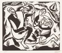 Reuven Rubin, (Israeli, 1893-1974), A portfolio of ten works from Godseekers, 1923