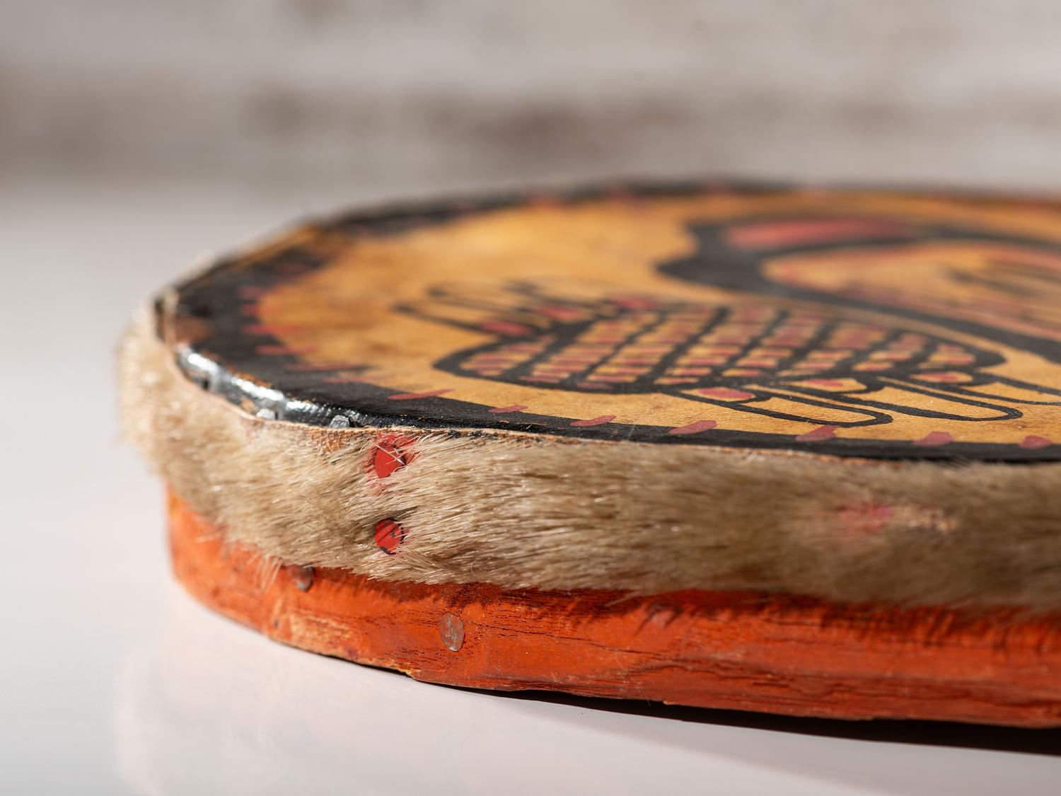 Haida Painted Drum